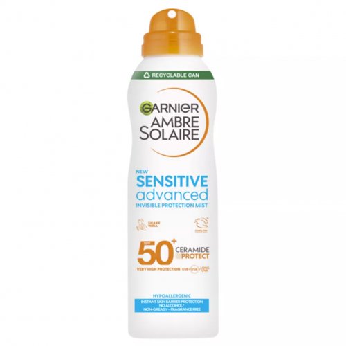 Garnier Ambre Solaire SPF 50+ Sensitive Advanced Dry Mist Sun Spray