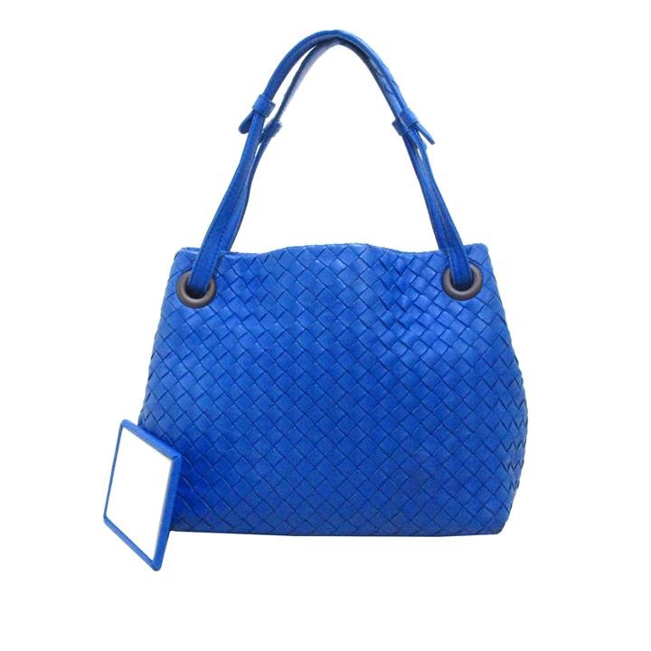 Pre owned Bottega Veneta Intrecciato Leather Shoulder Bag Pre Owned