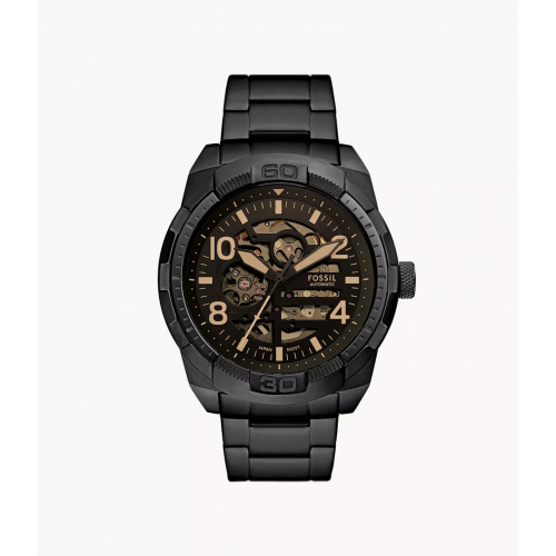 Bronson Automatic Black Stainless Steel Watch
