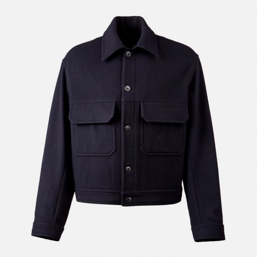 Shirt Jacket in fabric Blue