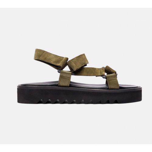 Wooster V Khaki Suede