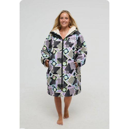  Saved By The Bell Recycled Sherpa Lined Changing Robe - Women's