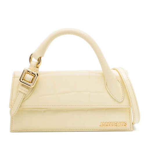  Yellow Chiquito Leather Tote Bag