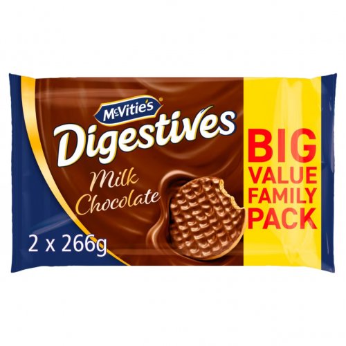 McVitie's Milk Chocolate Digestives Biscuits 2x