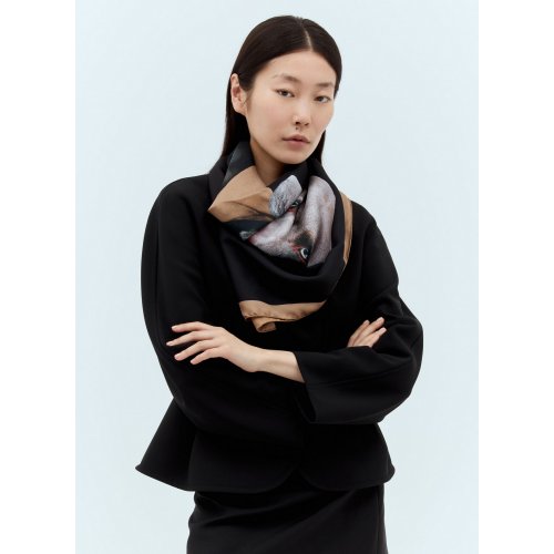 Max Mara Printed Silk Scarf