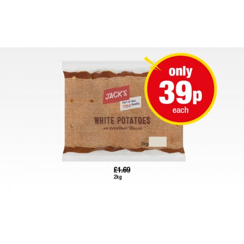 Jack’s White Potatoes (2kg)
