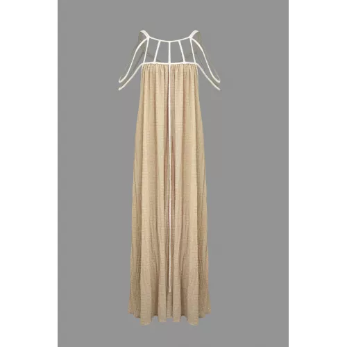 Cut Out Backless Maxi Dress 