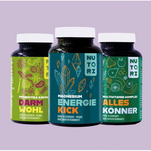 Multivitamin, magnesium & probiotics