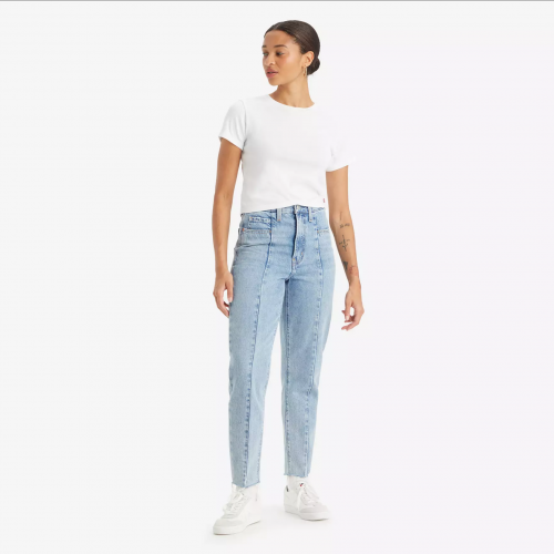 High-waisted Altered Mom Jeans
