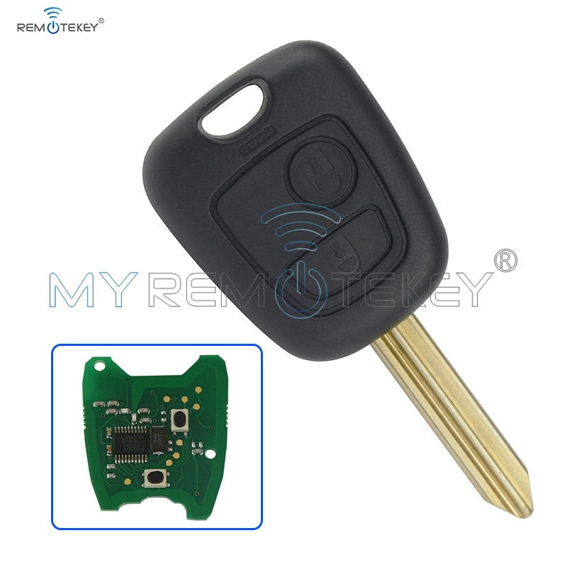 Remote key 2 Button 433 mhz with ID46 electronic chip for Citroen Xsara Picasso Berlingo 2002 2003 2004 2005 2006 2007 remtekey