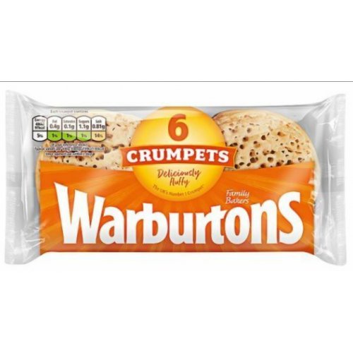 Warburtons Crumpets (6 Pack)