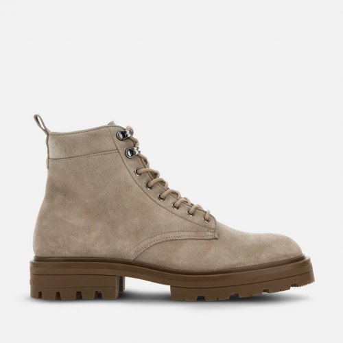 Combat Boots Hogan H673 Beige