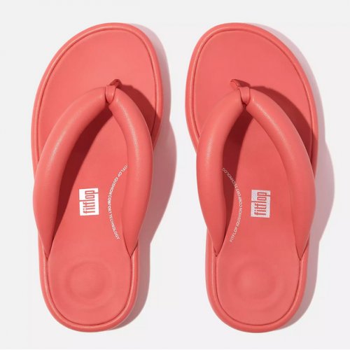 IQUSHION D-LUXE Padded Leather Flip-Flops