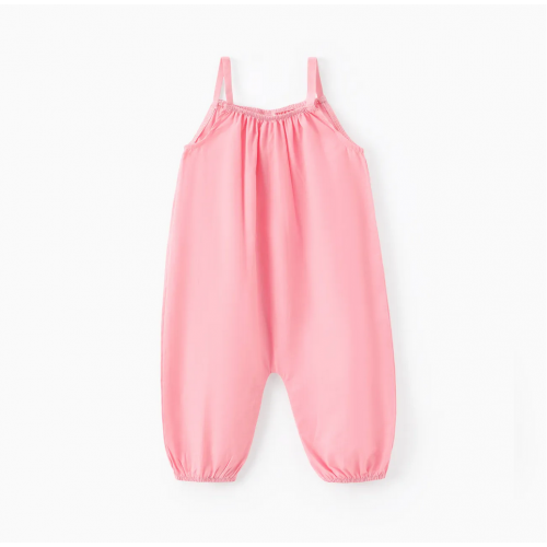 Cotton Loose-fit Solid Color Lightweight Jumpsuit for Baby Unisex
