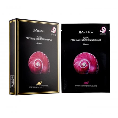 Jmsolution Active Pink Snajl Brightening Mask Prime 10pcs